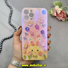 قاب گوشی iPhone 12 Pro Max آیفون طلقی لاکچری بارلی نگین دار طرح خرگوش کد 18220