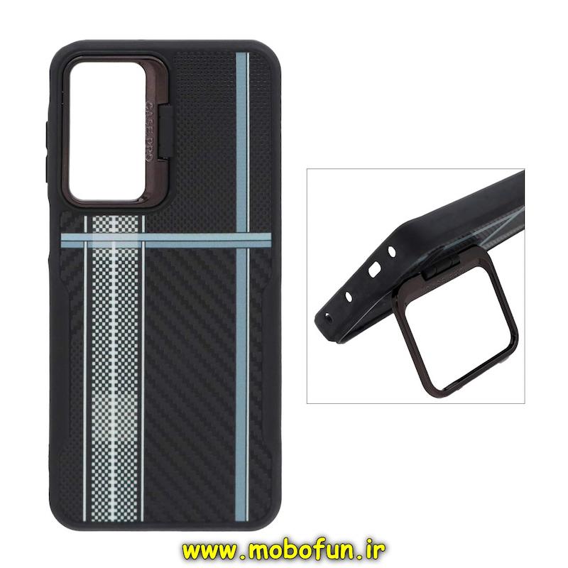 قاب گوشی Galaxy A16 سامسونگ سیلیکونی فانتزی استندشو طرح اسپرت SPORT مشکی کد 41685