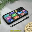 قاب گوشی Galaxy A05S سامسونگ طرح سیلیکونی Solid فانتزی محافظ لنزدار بند دار سیلیکونی لاکچری مشکی کد 19119