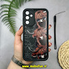 قاب گوشی Galaxy A15 سامسونگ طرح سیلیکونی Solid فانتزی محافظ لنزدار بند دار سیلیکونی طرح گاو لاکچری مشکی کد 19156