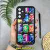 قاب گوشی Galaxy A15 سامسونگ طرح سیلیکونی Solid فانتزی محافظ لنزدار بند دار سیلیکونی لاکچری مشکی کد 19161