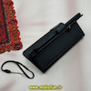 کیف گوشی Huawei P30 Lite هوآوی مگنتی طرح چرم کتابی طرح دوخت محافظ لنزدار بند دار مشکی کد 19443