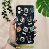 قاب گوشی Galaxy A05 سامسونگ سیلیکونی فانتزی ژله ای محافظ لنز دار طرح گربه مشکی کد 19281