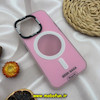 قاب گوشی iPhone 15 Pro آیفون هارد طرح مگ سیف لنز کرومی صورتی کد 19801