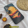 قاب گوشی iPhone 12 Pro Max آیفون طرح طلقی اورجینال هارد PC فانتزی طرح نخل محافظ لنزدار کد 19867