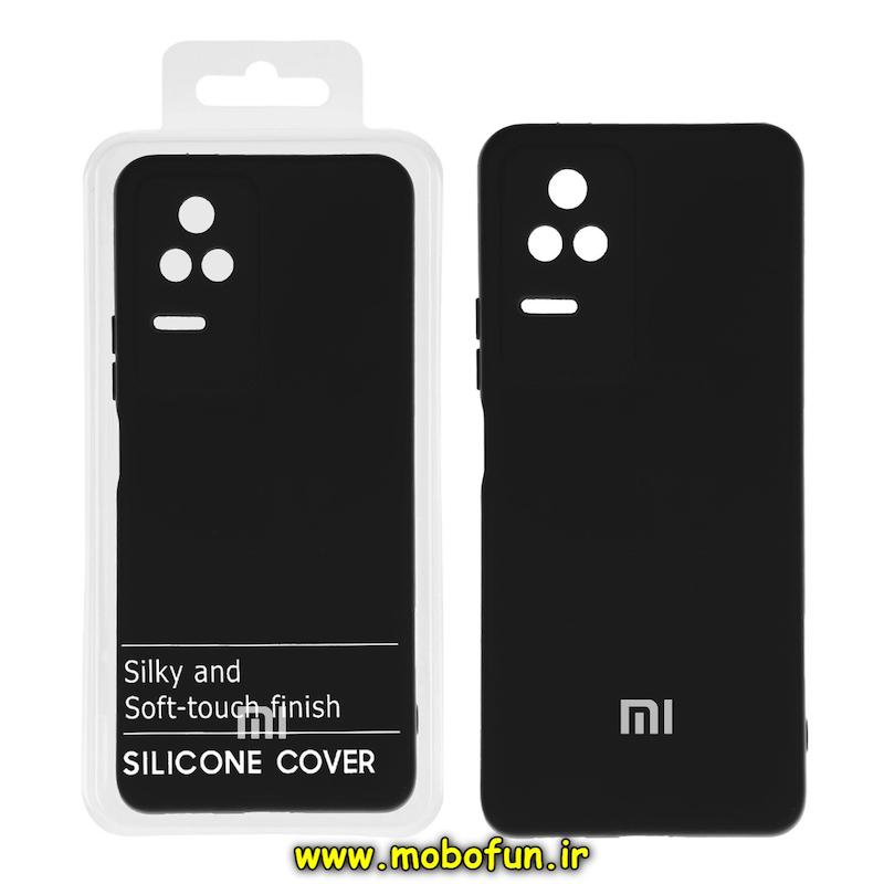 قاب گوشی Poco F4 - Redmi K40S شیائومی سیلیکونی های کپی جدید زیر بسته محافظ لنز دار مشکی کد 42784