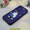 قاب گوشی Galaxy A14 سامسونگ طرح سیلیکونی Solid عروسکی فانتزی برجسته سه بعدی محافظ لنزدار طرح پاتریک بنفش کد 50089