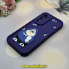قاب گوش Galaxy A54 سامسونگ طرح سیلیکونی Solid عروسکی فانتزی برجسته سه بعدی محافظ لنزدار طرح پاتریک بنفش کد 50098