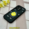 قاب گوش iPhone 15 Pro Max آیفون طرح سیلیکونی Solid عروسکی فانتزی برجسته سه بعدی محافظ لنزدار طرح باب اسفنجی مشکی کد 50103