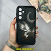 قاب گوشی Galaxy S23 FE سامسونگ سیلیکونی Solid عروسکی فانتزی چاپی محافظ لنزدار طرح پروانه لاکچری مشکی کد 50171