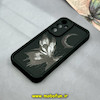 قاب گوشی Galaxy S23 FE سامسونگ سیلیکونی Solid عروسکی فانتزی چاپی محافظ لنزدار طرح پروانه لاکچری مشکی کد 50171
