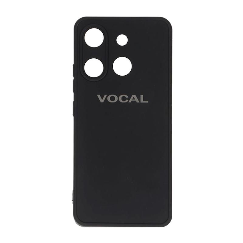 قاب گوشی Vocal V0 - Vocal V0 Plus وکال طرح سیلیکونی ژله ای TPU مشکی کد 43062