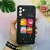 قاب گوشی Galaxy A04S سامسونگ سیلیکونی فانتزی عروسکی برجسته GOOD LUCKY محافظ لنزدار مشکی کد 50513