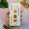 قاب گوشی Galaxy A24 سامسونگ سیلیکونی فانتزی عروسکی برجسته GOOD LUCKY محافظ لنزدار شیری کد 50561