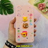 قاب گوشی Galaxy A24 سامسونگ سیلیکونی فانتزی عروسکی برجسته GOOD LUCKY محافظ لنزدار گلبهی کد 50562