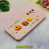 قاب گوشی Galaxy A24 سامسونگ سیلیکونی فانتزی عروسکی برجسته GOOD LUCKY محافظ لنزدار گلبهی کد 50562