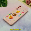 قاب گوشی Galaxy A25 سامسونگ سیلیکونی فانتزی عروسکی برجسته GOOD LUCKY محافظ لنزدار گلبهی کد 50568