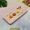 قاب گوشی Galaxy A32 4G سامسونگ سیلیکونی فانتزی عروسکی برجسته GOOD LUCKY محافظ لنزدار گلبهی کد 50576
