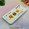 قاب گوشی Galaxy A34 سامسونگ سیلیکونی فانتزی عروسکی برجسته GOOD LUCKY محافظ لنزدار شیری کد 50580