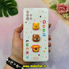قاب گوشی Galaxy A51 سامسونگ سیلیکونی فانتزی عروسکی برجسته GOOD LUCKY محافظ لنزدار شیری کد 50592