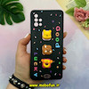 قاب گوشی Galaxy A51 سامسونگ سیلیکونی فانتزی عروسکی برجسته GOOD LUCKY محافظ لنزدار مشکی کد 50595