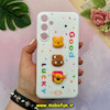 قاب گوشی Galaxy A55 سامسونگ سیلیکونی فانتزی عروسکی برجسته GOOD LUCKY محافظ لنزدار شیری کد 50613