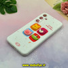 قاب گوشی Galaxy A55 سامسونگ سیلیکونی فانتزی عروسکی برجسته GOOD LUCKY محافظ لنزدار شیری کد 50614
