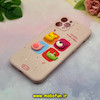 قاب گوشی iPhone 12 Pro Max آیفون سیلیکونی فانتزی عروسکی برجسته GOOD LUCKY محافظ لنزدار گلبهی کد 50639