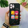 قاب گوشی iPhone 12 Pro Max آیفون سیلیکونی فانتزی عروسکی برجسته GOOD LUCKY محافظ لنزدار مشکی کد 50641
