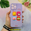 قاب گوشی iPhone 13 Pro Max آیفون سیلیکونی فانتزی عروسکی برجسته GOOD LUCKY محافظ لنزدار یاسی کد 50656