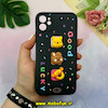قاب گوشی iPhone 11 آیفون سیلیکونی فانتزی عروسکی برجسته GOOD LUCKY محافظ لنزدار مشکی کد 50625