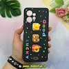 قاب گوشی Redmi Note 12 4G شیائومی سیلیکونی فانتزی عروسکی برجسته GOOD LUCKY محافظ لنزدار مشکی کد 50727