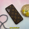 قاب گوشی Galaxy A13 4G سامسونگ اورجینال چرمی Leather Case لدر کیس لویی ویتون LV کد 43130