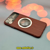 قاب گوشی iPhone 11 Pro Max آیفون AUTO FOCUS محافظ لنزدار شیشه ای طرح چوب قهوه ای کد 50851
