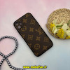 قاب گوشی iPhone 11 آیفون اورجینال چرمی Leather Case لدر کیس لویی ویتون LV کد 43185