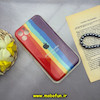 قاب گوشی iPhone 11 Pro Max آیفون سیلیکونی اورجینال رنگین کمانی پاک کنی درجه یک زیربسته محافظ لنزدار کد 43191