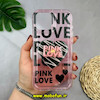 قاب گوشی iPhone 12 Pro Max آیفون شفاف فانتزی بالشتی پاپ سوکت دار قلبی طرح PINK LOVE کد 43208