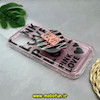 قاب گوشی iPhone 12 Pro Max آیفون شفاف فانتزی بالشتی پاپ سوکت دار قلبی طرح PINK LOVE کد 43208