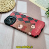 قاب گوشی iPhone 12 Pro Max آیفون طرح کبریتی چرمی اورجینال Unique Case محافظ لنزدار کپسولی خرسی تدی کد 43209