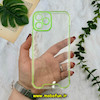قاب گوشی iPhone 12 Pro Max آیفون اورجینال شبرنگی طرح طلقی شیشه ای شفاف فسفری کد 43216