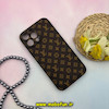 قاب گوشی iPhone 13 Pro Max آیفون اورجینال چرمی Leather Case لدر کیس لویی ویتون LV کد 43235