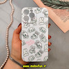 قاب گوشی iPhone 13 Pro Max آیفون طرح طلقی اورجینال هارد PC فانتزی کیوت CUTE خرگوشی محافظ لنزدار کد 43243