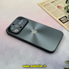 قاب گوشی iPhone 14 Pro Max آیفون AUTO FOCUS محافظ لنزدار شیشه ای لاکچری PVD خاکستری کد 50876