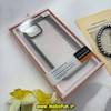 قاب گوشی iPhone 15 آیفون اورجینال NEW DESIGN طرح طلقی شیشه ای شفاف کپسولی دور سیلیکونی خاکستری کد 43268