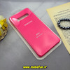 قاب گوشی Galaxy S10 Plus سامسونگ سیلیکونی اورجینال درجه یک پاک کنی زیربسته صورتی فانتزی کد 43386