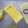 قاب گوشی Galaxy S10 Plus سامسونگ سیلیکونی اورجینال درجه یک پاک کنی زیربسته زرد کد 43389