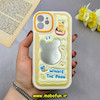 قاب گوشی iPhone 12 آیفون سیلیکونی آینه ای پافری طرح پوه POOH محافظ لنزدار کد 50937