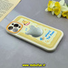 قاب گوشی iPhone 13 Pro Max آیفون سیلیکونی آینه ای پافری طرح پوه POOH محافظ لنزدار کد 50941