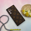 قاب گوشی Galaxy S22 Ultra سامسونگ اورجینال چرمی Leather Case لدر کیس لویی ویتون LV کد 43398