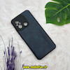 قاب گوشی Redmi 12C - Poco C55 - Redmi 11A شیائومی طرح ژله ای چرمی ساده ایکس لول X-LEVEL سرمه ای کد 43446